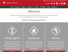 Tablet Screenshot of legalforlandlords.co.uk